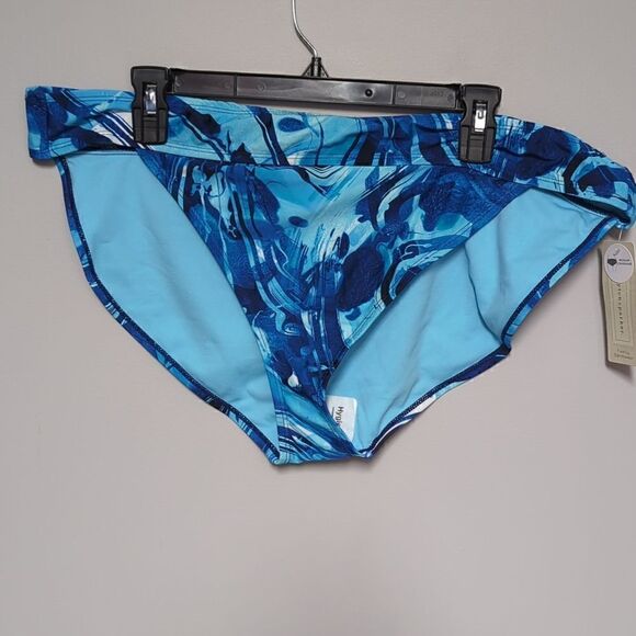 NWT Peyton & Parker Blue Bikini Bottoms - Picture 1 of 4